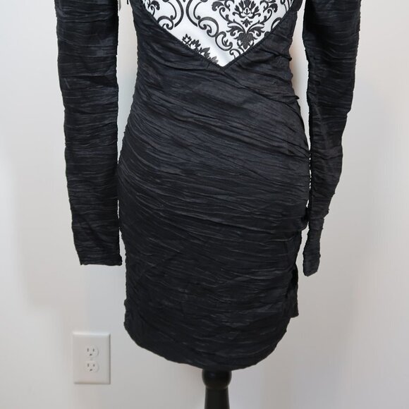 Free People Look of Love Ruched Lace Inset Dress 4 - Picture 12 of 15